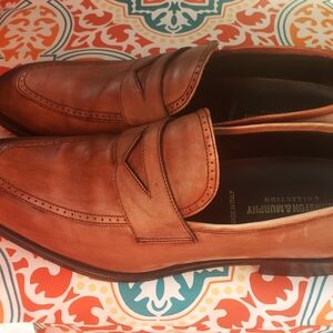 Johnston & Murphy Brown Leather Oxfords Classic Design